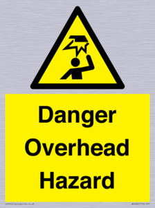 Danger Overhead Hazard